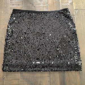 Express Black Sequin Skirt!